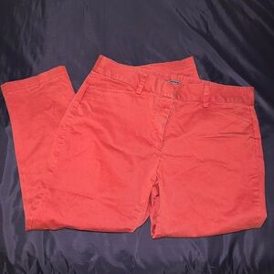 Lands' End Coral Chino Pants